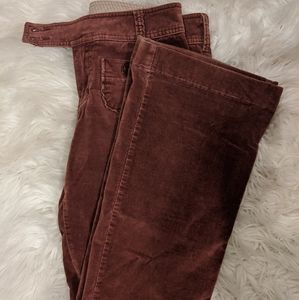 Hollister velvet corduroy bell bottom flares